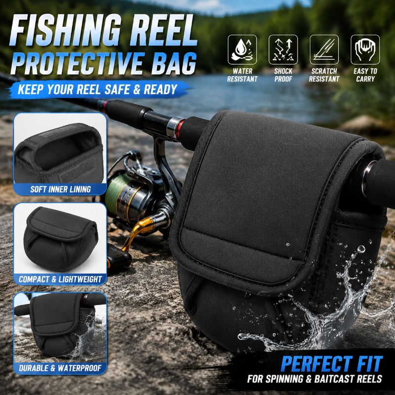 Fishing Reel Protective Cover  - Fly Reel 评论和价格