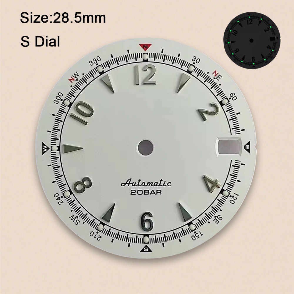Nh35 Dial S Logo 28.5mm Retro  - Reel Case 评论和价格