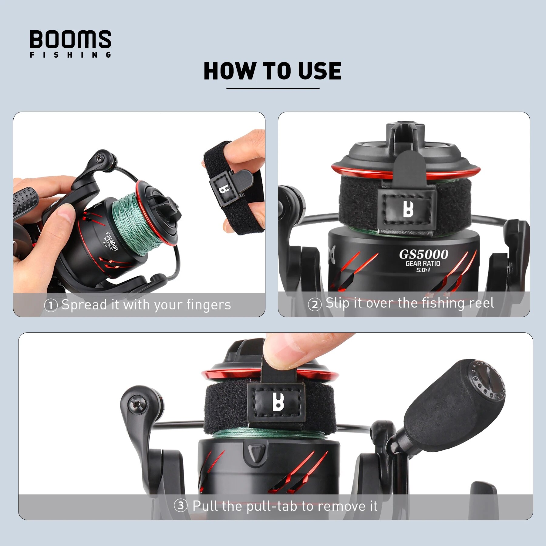 Booms Fishing SB1 4Pcs Spinnin - Fly Reel 评论和价格